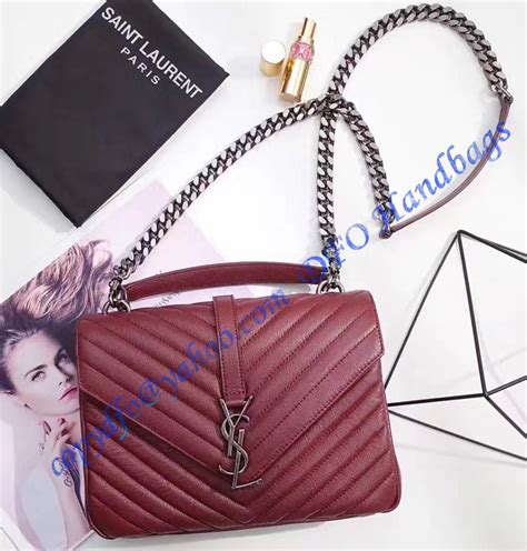 ysl classic medium college monogram